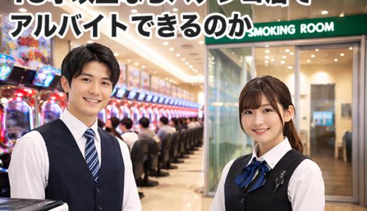 未成年でも働けるパチンコ店アルバイトとは？受動喫煙対策が整った職場の選び方